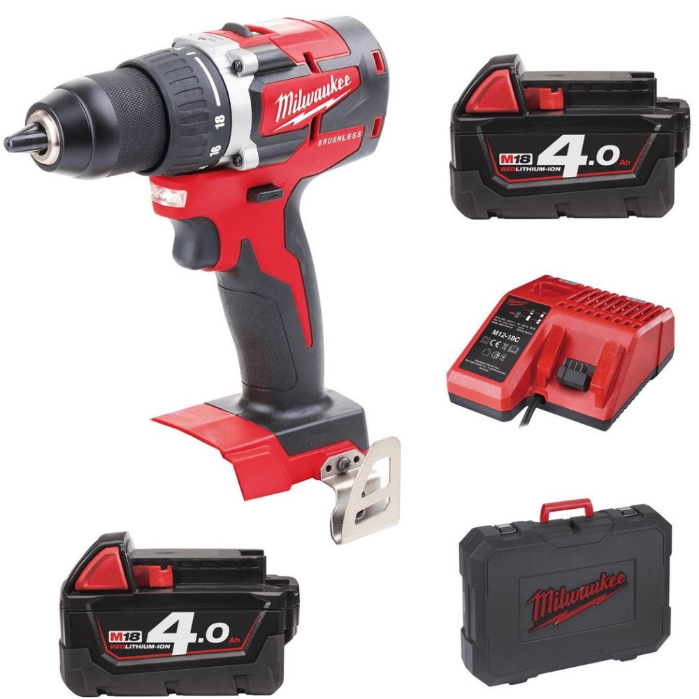 Drel-şurup bağlayan Milwaukee M18CBLDD-402C (CASE+2X4.0) — Təmir və inşaat, Bakı (2)