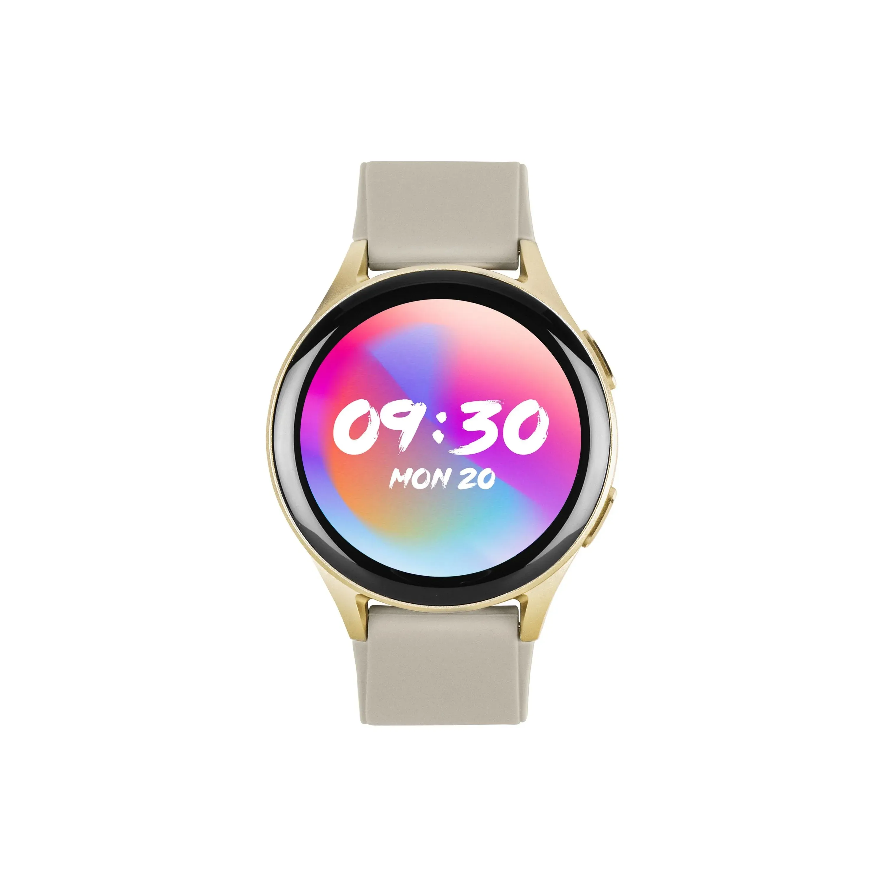 Smart saat Ttec Tempus Pro 34mm AMOLED Screen Circular Aluminium Casing Gold 2SW05 — Bakı