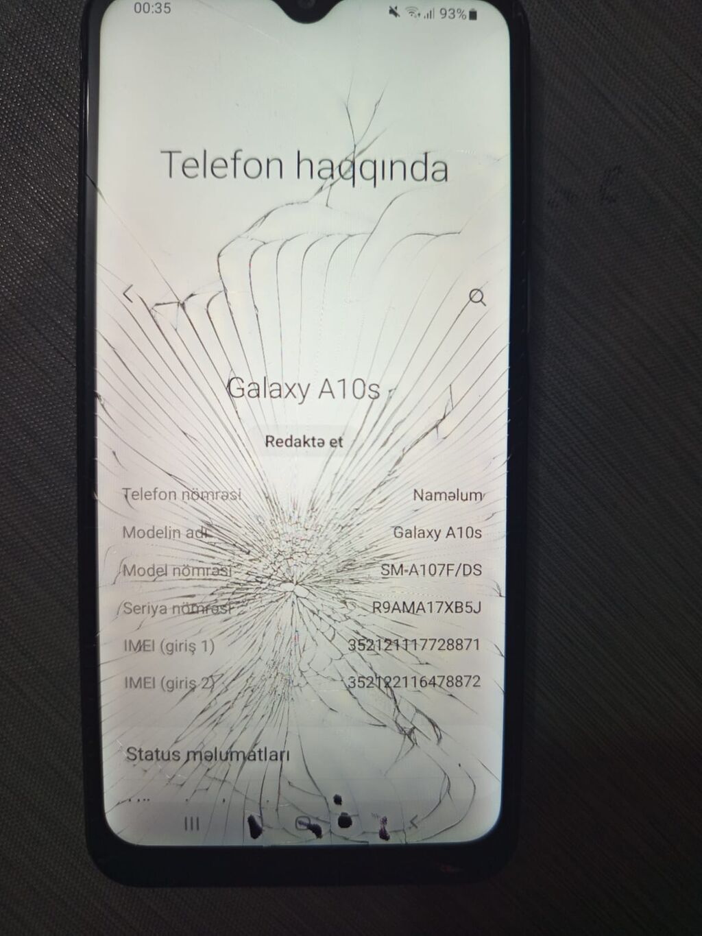 Samsung Galaxy A10s, 32 GB, rəng - Qara, İki sim kartlı — Samsung, Masazır (4)
