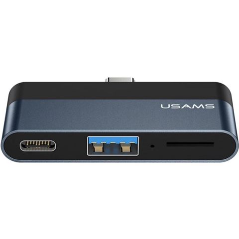 Hub Usams US-SJ491 / SJ491HUB01 Dark Grey — Bakı