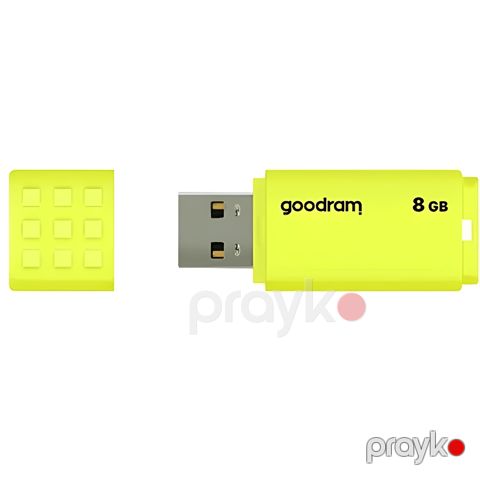 Fleş kart Goodram 8 GB USB 2.0 Yellow UME2 5908267935644 — Bakı