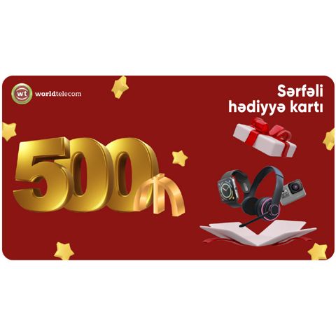 WT Hədiyyə kartı - 500₼ — Bakı