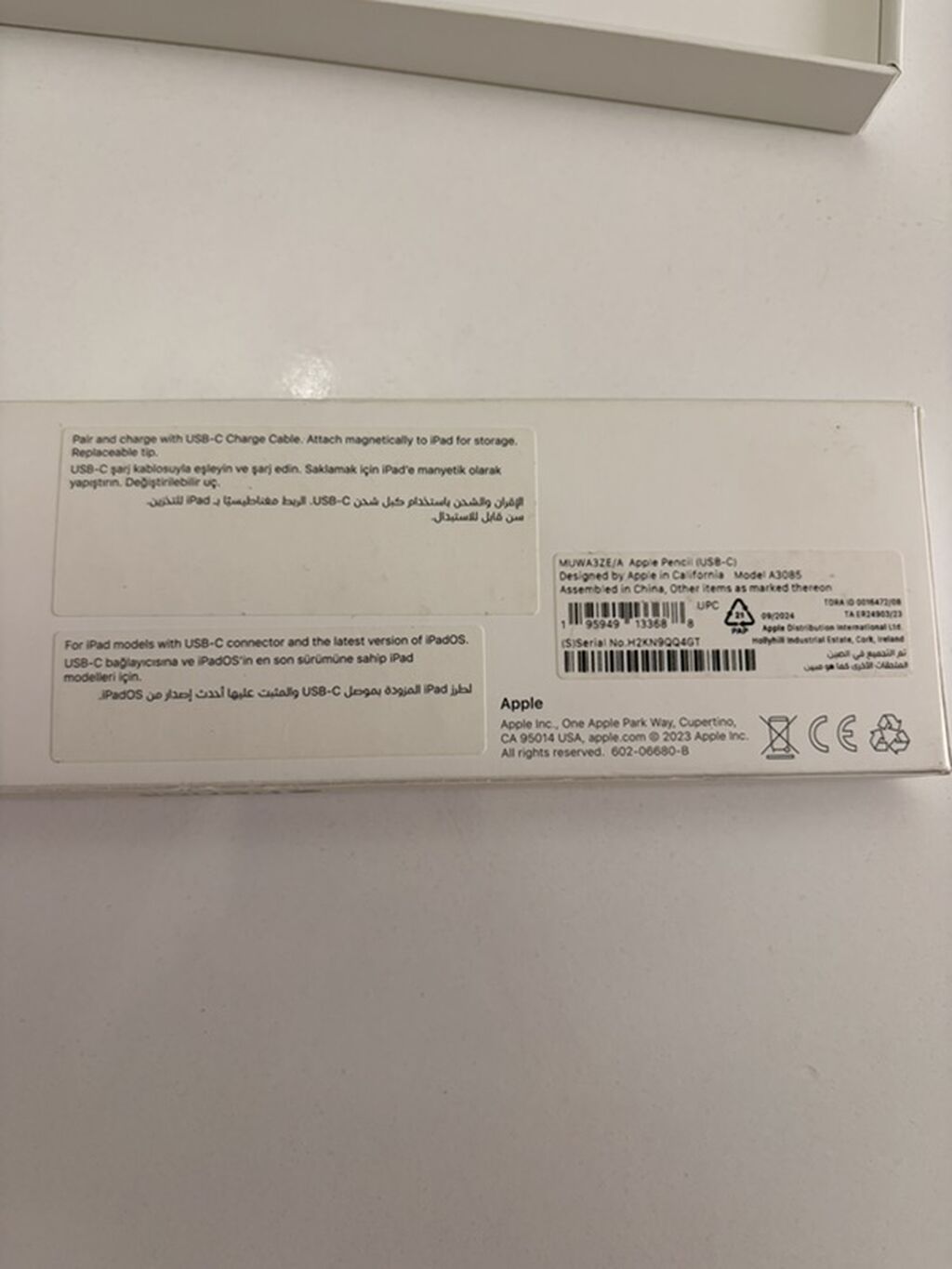 Apple Pencil (Usb‑c) Az islenib teze kimidir hec bir porblemi yoxdur — Elektronika, Bakı (3)