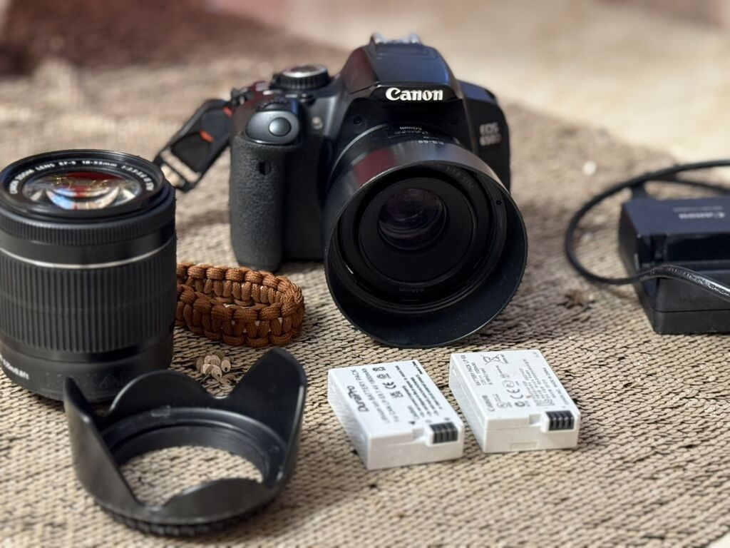 Canon EOS 650D Dslr fotoaparat komplekti - Korpus: Canon EOS 650D — Elektronika, Şirvan (9)