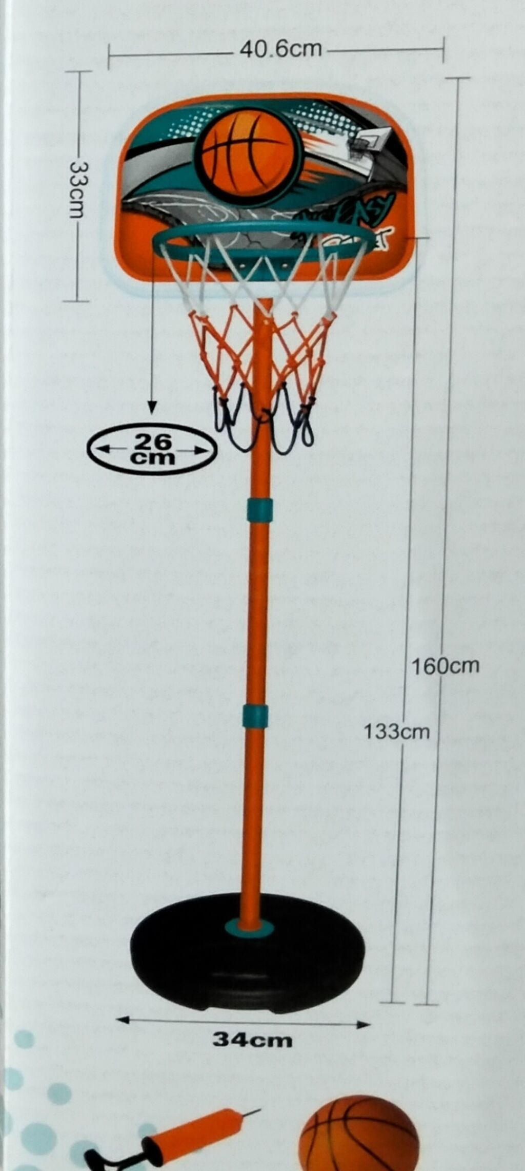 Kingo Sport Basketball Play Set – Outdoor & Indoor hündürlük — İdman və istirahət, Bakı (4)