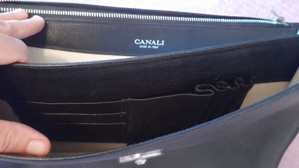 Canalı kişi sənəd çantası – İtaliyada hazırlanıb. - Material — Çantalar, Bakı (5)