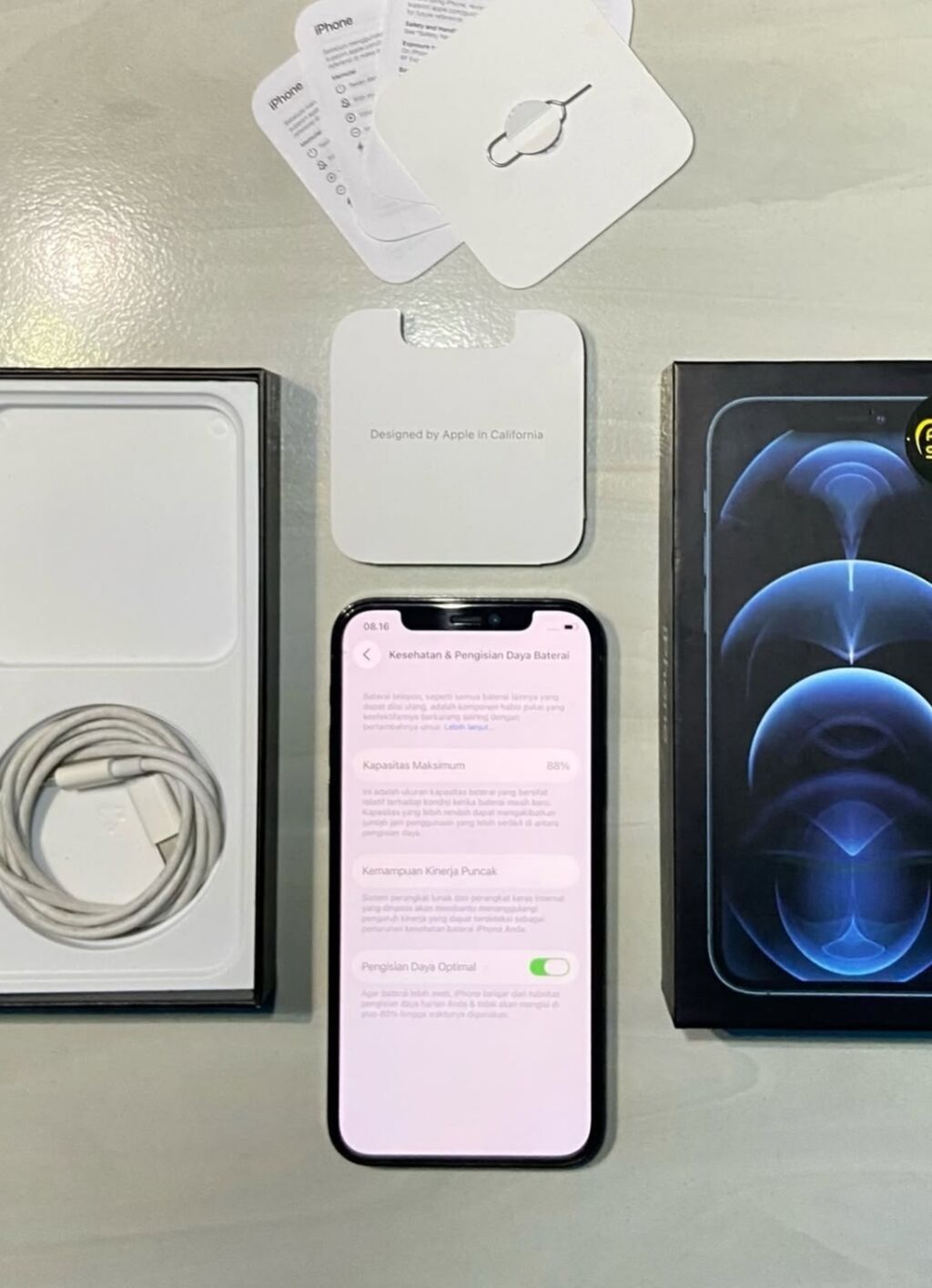 IPhone 12 Pro, 256 GB, Pacific Blue, Zəmanət, Kredit, Simsiz şarj — Apple iPhone, Bakı (3)