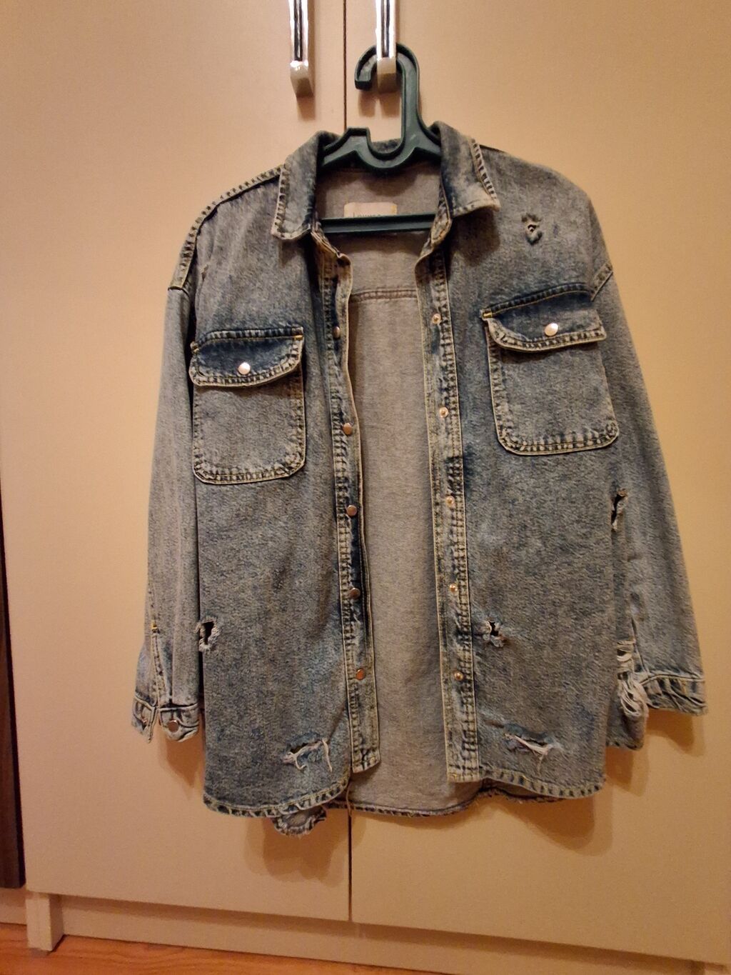 Levure brendinin cins köynəyi/gödəkçəsi - Model: Oversize kəsimli — Şəxsi əşyalar, Bakı (4)