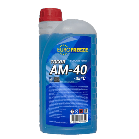 Antifriz Eurofreeze Tosol AM-40 (-35) 1 lt — Bakı