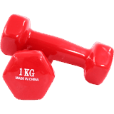 Qantellər Aspo 1×1 kq 530886 — Гантели, штанги, блины