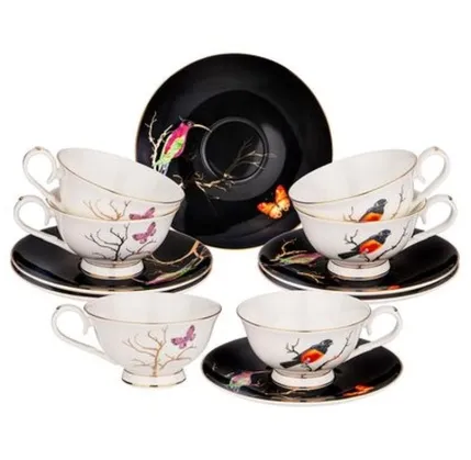 Çay dəsti Lefard Birds 6 nəfərlik 12 parça 200 ml (264-654) — Bakı