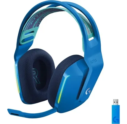 Oyun üçün simsiz qulaqlıq Logitech G733 Lightspeed RGB Gaming Blue - 2.4GHZ - N/A - Emea (L981-000943) — Bakı