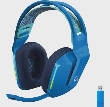 Oyun üçün simsiz qulaqlıq Logitech G733 Lightspeed RGB Gaming Blue - 2.4GHZ - N/A - Emea (L981-000943) — 339.99 ₼ · Bakı · Simsiz qulaqlıqlar Oyun üçün simsiz qulaqlıq Logitech G733 Lightspeed RGB Gaming Blue - 2.4GHZ - N/A - Emea (L981-000943) — Bakı