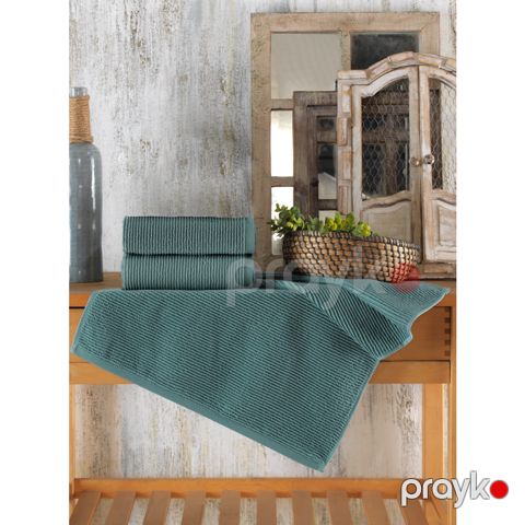Dəsmal hamam üçün Şahəsər Serena 70×140 Tünd yaşıl — Bakı