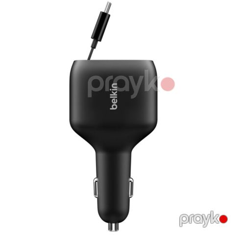 Avtomobil üçün adapter Belkin 75W + USB Type-C CCC001HQBK Black — Bakı