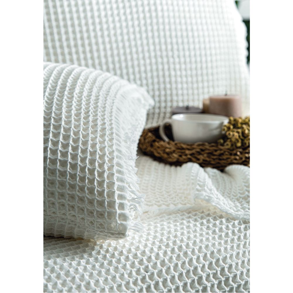 Yataq örtüyü Şahəsər Norah Krem — Tekstil, Bakı (3)
