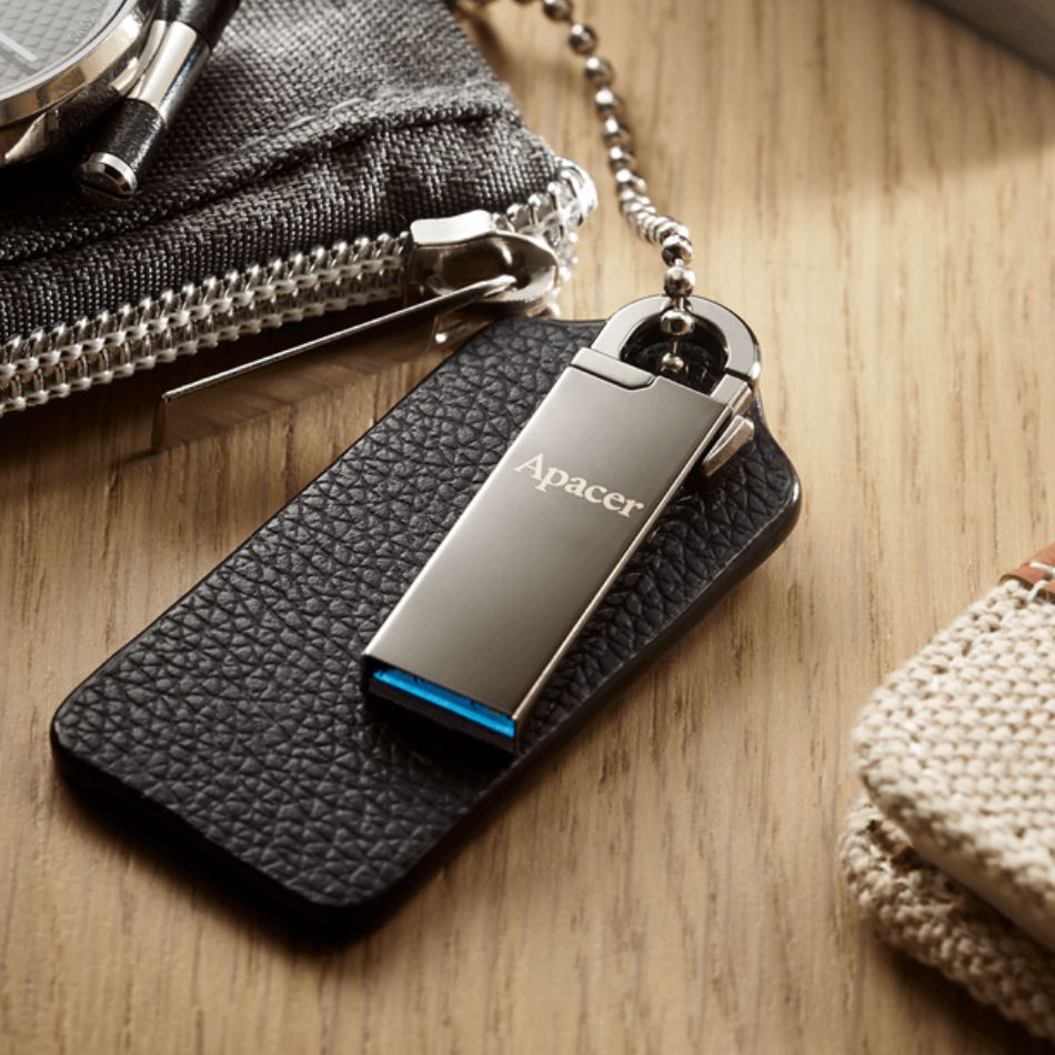 Fleş kart Apacer 64 GB USB 3.2 Gen 1 Metallic/Ashy AH15A/AP64GAH15AA-1 — Kompüterlər və noutbuklar, Bakı (3)