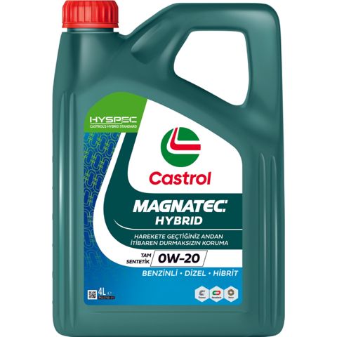 Mühərrik yağı Castrol Magnetec 0W20 Hibrid 4 lt — Bakı