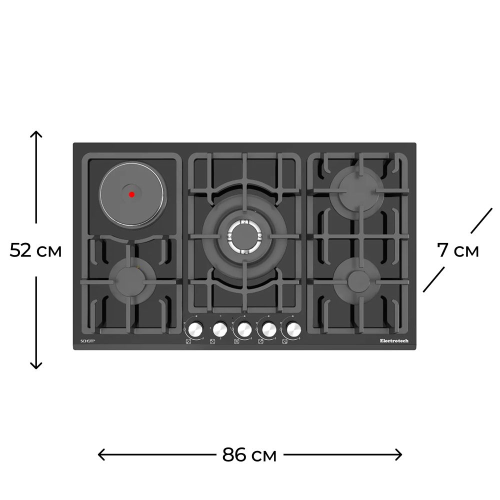 Plitə Electrotech H9052P13IS/HP — Plitələr, Bakı (3)