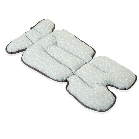 Uşaq arabası və yedirmə oturacağı içliyi BabyJem Yaşıl çiçək 8681049295071 — Bakı