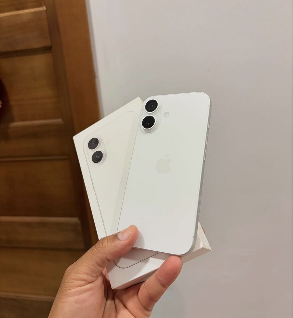IPhone 16, 128 GB, Ağ, Zəmanət, Simsiz şarj, Face ID — Apple iPhone, Bakı (9)