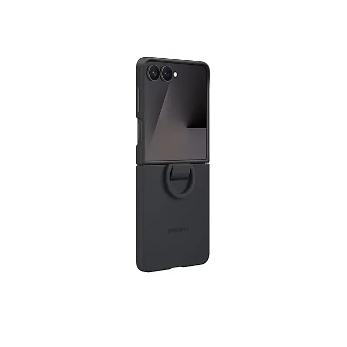 Çexol Samsung Galaxy Z Flip7 Ring Case (Silicone) black (EF-PF766TBEGRU)