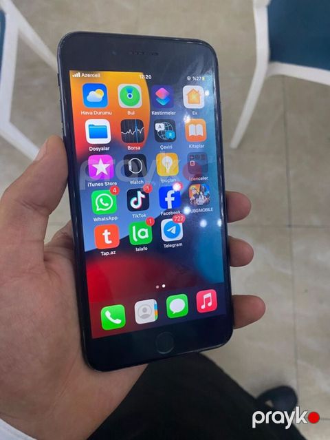 IPhone 7 Plus, 32 GB, Jet Black, Barmaq izi — Bərdə