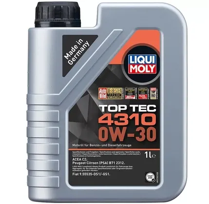 Avtomobil mühərrik yağı Liqui Moly Top Tec 4310 0W-30 1L (2361) — Bakı