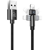 Naqil Usams US-SJ476 U60 USB Type-A to Lightning 1 m SJ476USB01 Black — Smartfon kabelləri və adapterləri