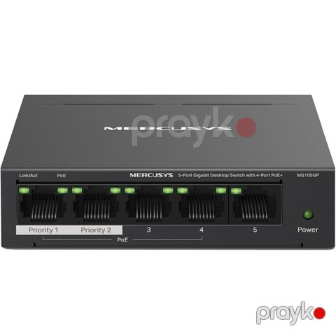 Kommutator Mercusys Lan Switch MS105GP — Bakı
