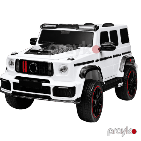 Uşaqlar üçün elektromobil Brabus LB-G800 White — Bakı