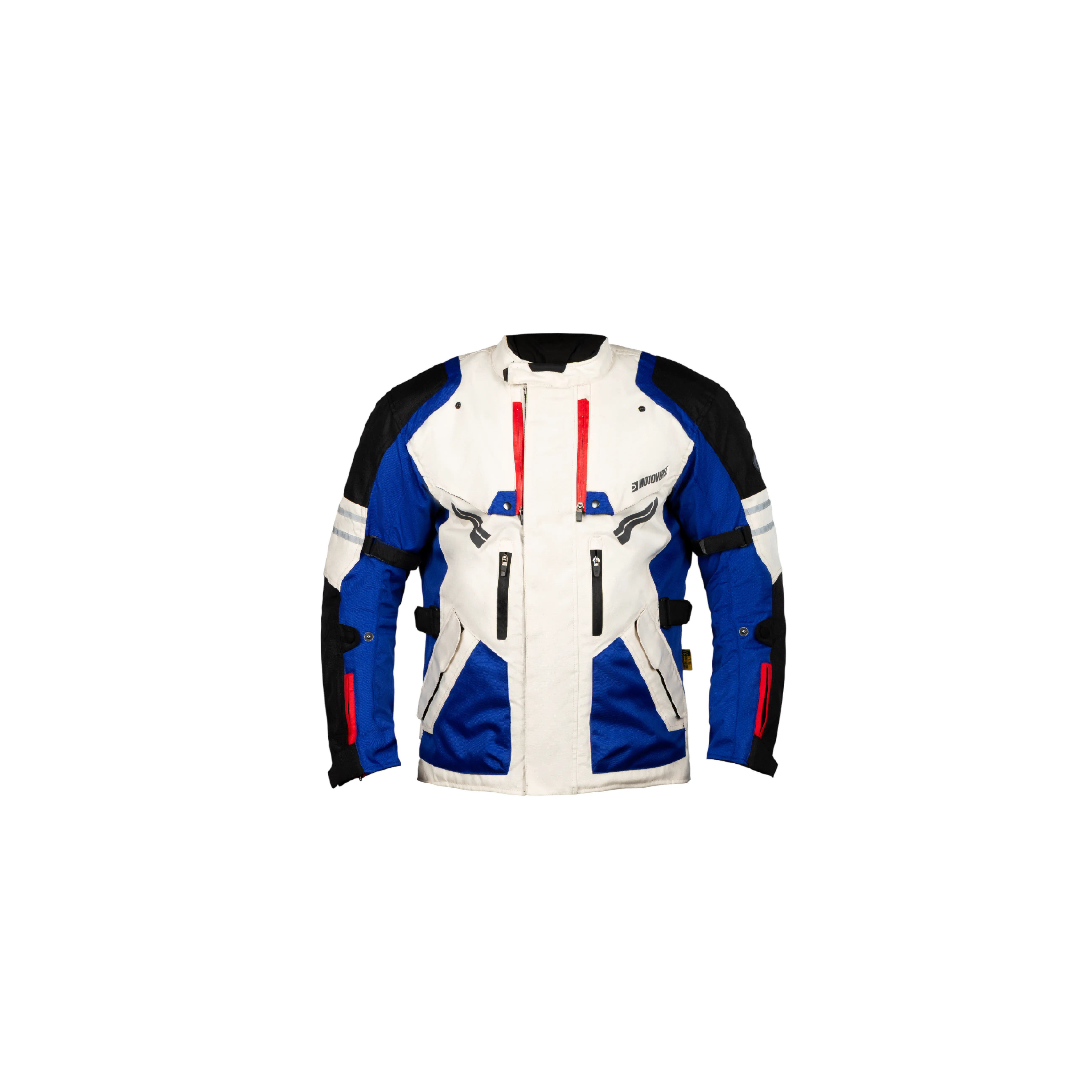 Gödəkçə Motoverse Kiev Touring, Cordura Textile, White (XXL) — Мотоэкипировка