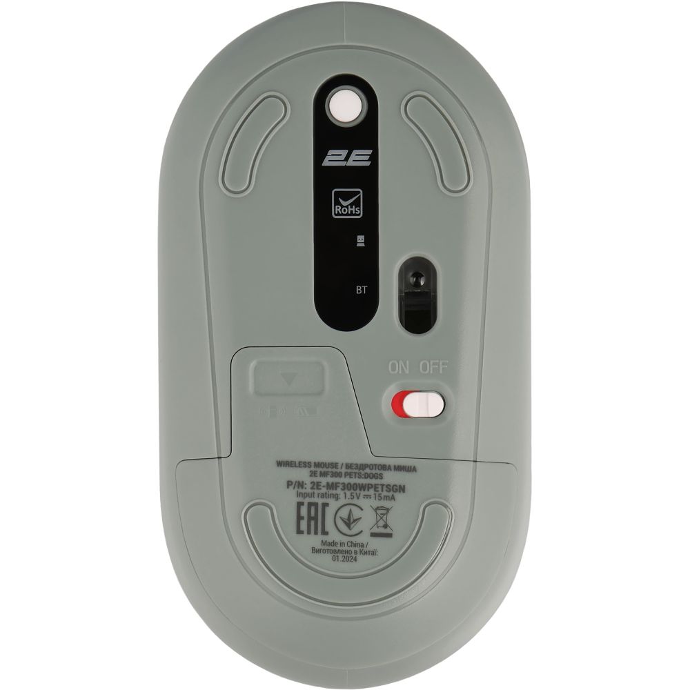 Mouse 2E MF300 Silent 2E-MF300WPETSGN Green — Klaviaturalar və siçanlar, Bakı (3)