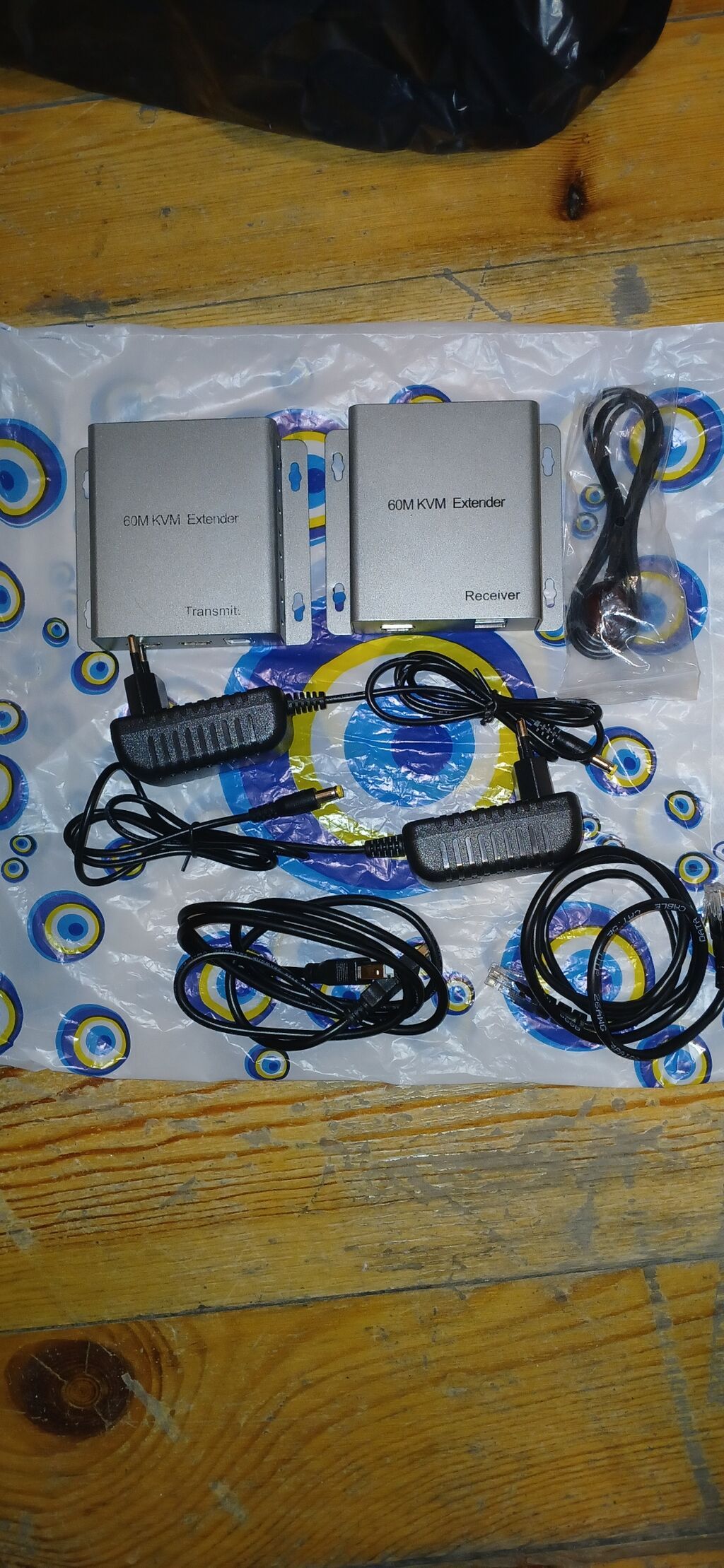60M KVM Extender dəsti Məhsul: uzaqdan klaviatura, siçan və monitoru — Elektronika, Bakı (3)