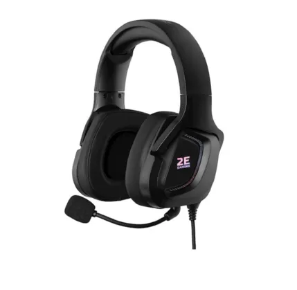 Oyun üçün simli qulaqlıq 2E Gaming HG340, mini-jack/dual 3.5mm, RGB, 2m, Black