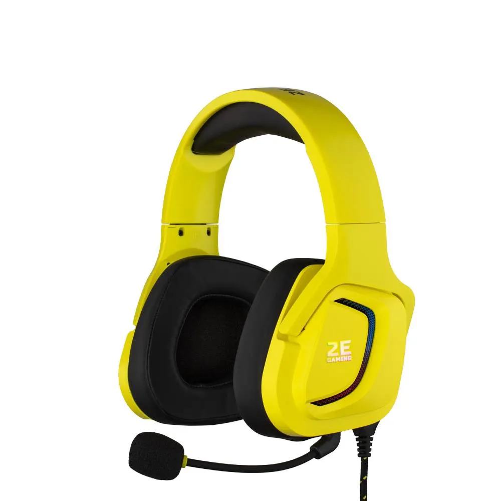 Oyun üçün simli qulaqlıq 2E Gaming Headset HG340 7.1 2m, Yellow — Bakı