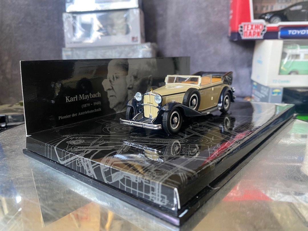 Коллекционная модель Maybach Zeppelin DS8 convertible bige 1932 — Kolleksiyalar, Bakı (6)