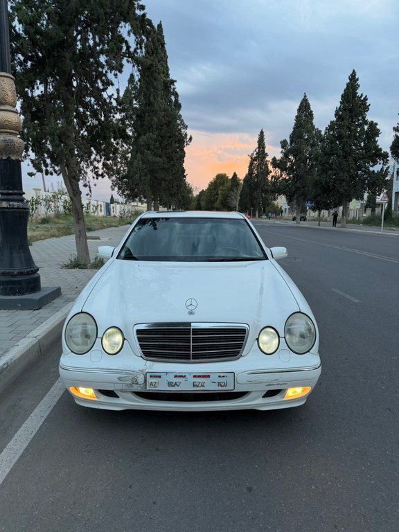 Mercedes E 220, 2.2 L, 2001 il, 372 000 km — Avtomobillər, Gəncə (2)