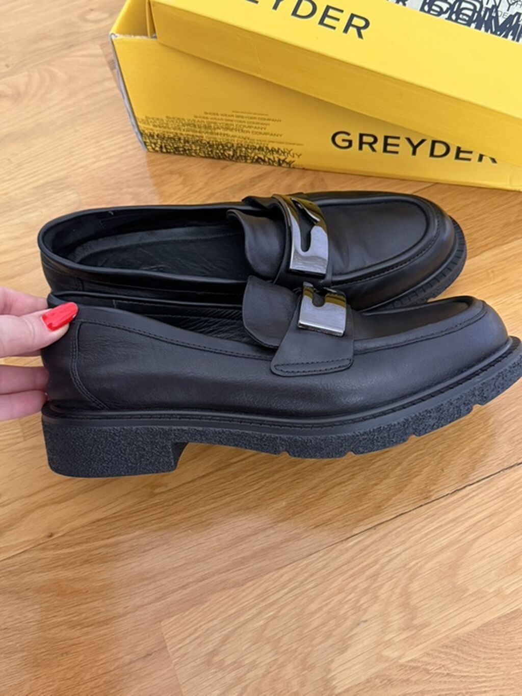 Greyder qadın loaferləri (1 dəfə geyinilib) - Model: klassik penny — Şəxsi əşyalar, Bakı (2)
