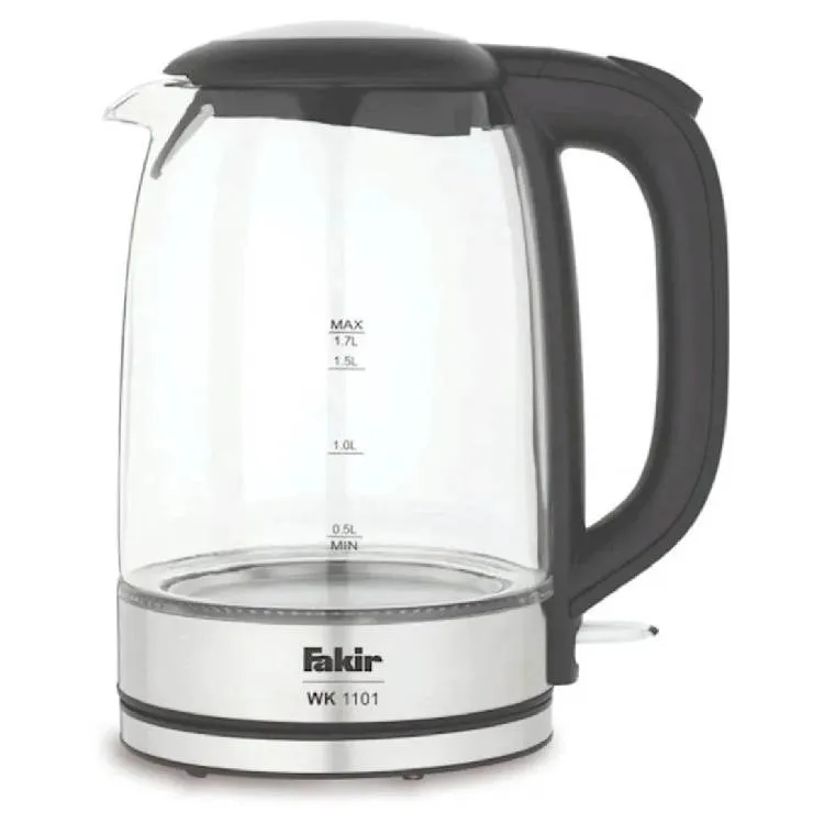 Elektrik çaydan Fakir Glass WK1101 (8682511902572) — Bakı