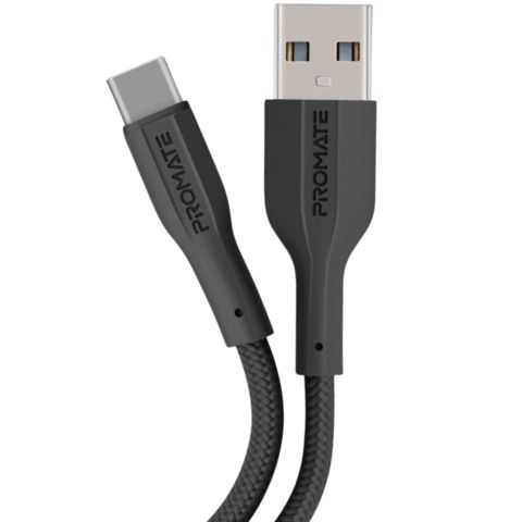 Naqil Promate USB Type-A to USB Type-C Xcord-ac.black Black — Bakı