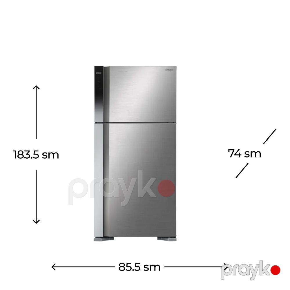 Soyuducu Hitachi R-V660PUC7-1 BSL — Soyuducular, Bakı (2)