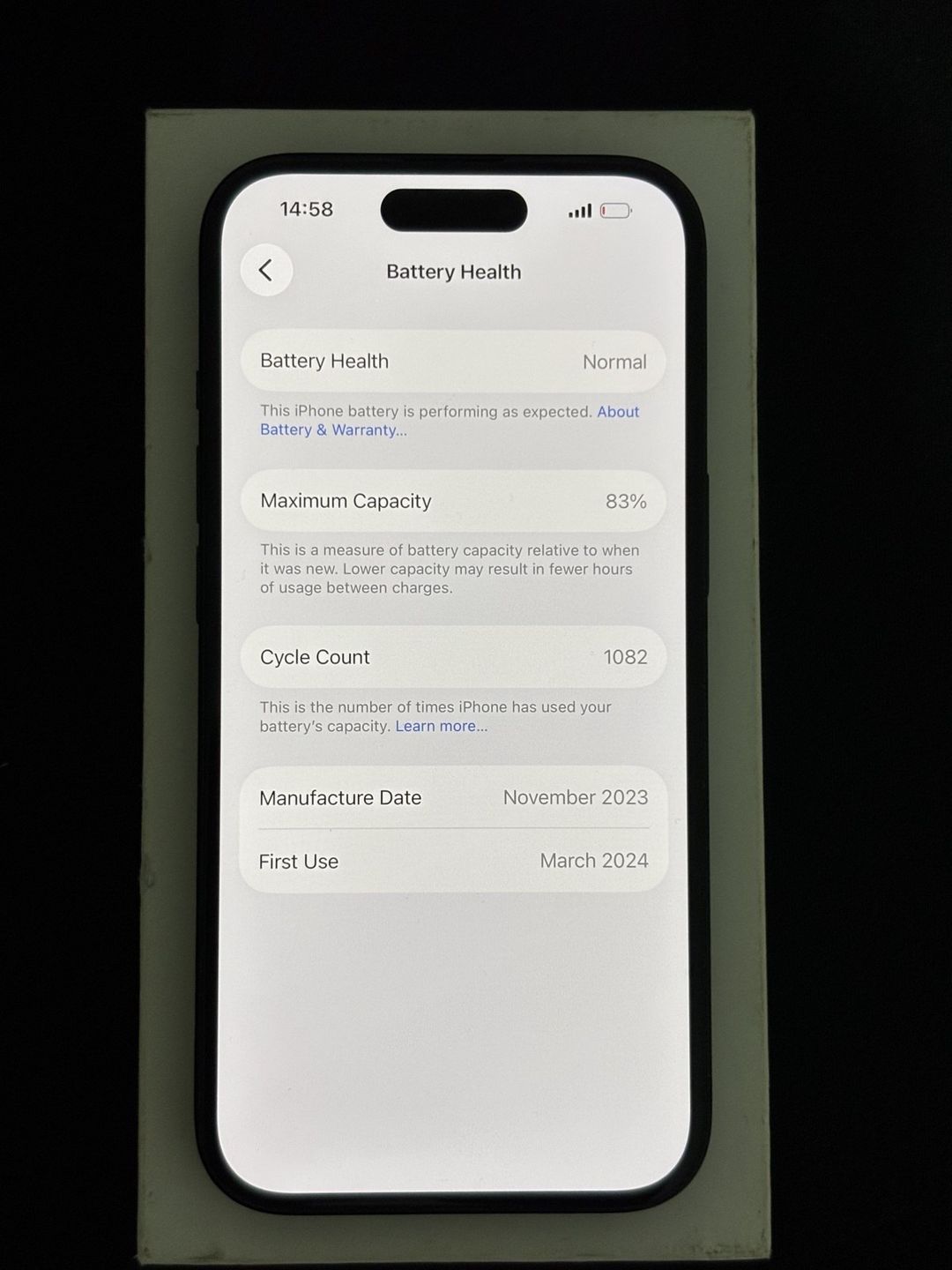 Apple iPhone 15 Black 128GB/6GB — Smartfonlar, Bakı (2)