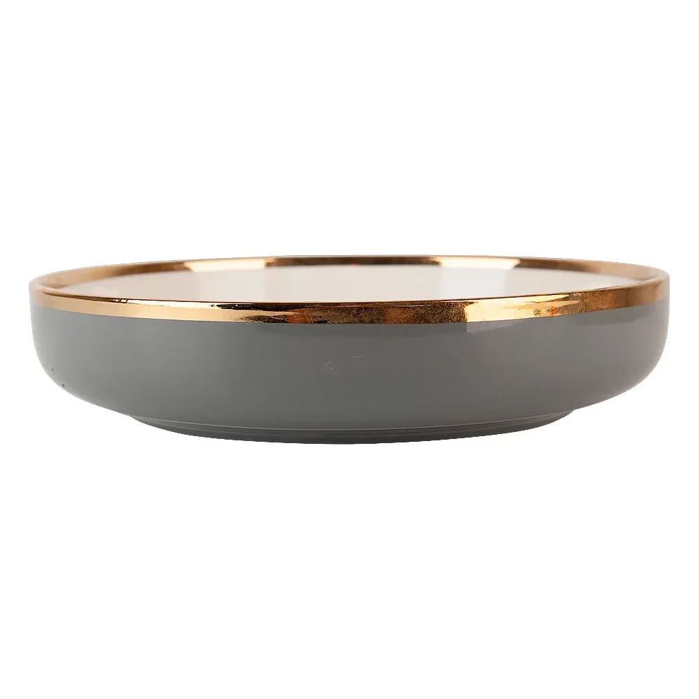 Boşqab Nouvelle Home Royal line.Gray, 21 sm, farfor (1731027) — Bakı