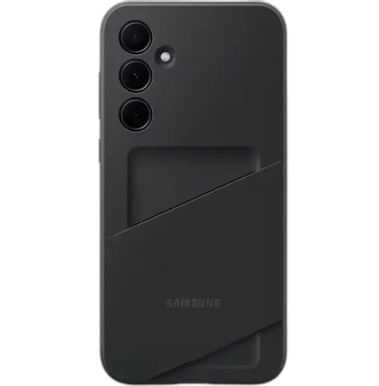 Samsung Galaxy A35 case Silicone Card Slot Case EF-OA356TBEGRU Black — Bakı