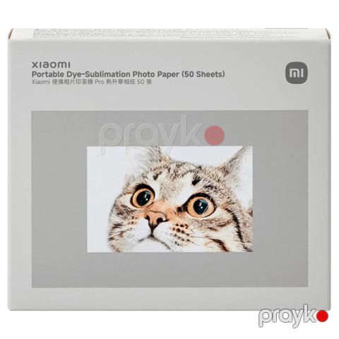 Mi Portable Dye Sublimation Photo Sikers 50 Sheets BHR082OGL — Bakı
