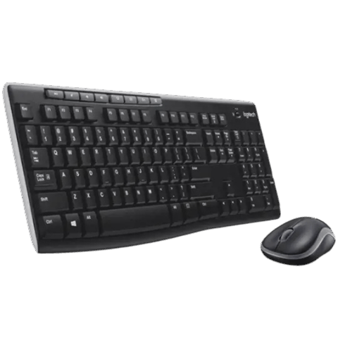 Logitech MK270 Wireless Keyboard+Mouse Black — Bakı