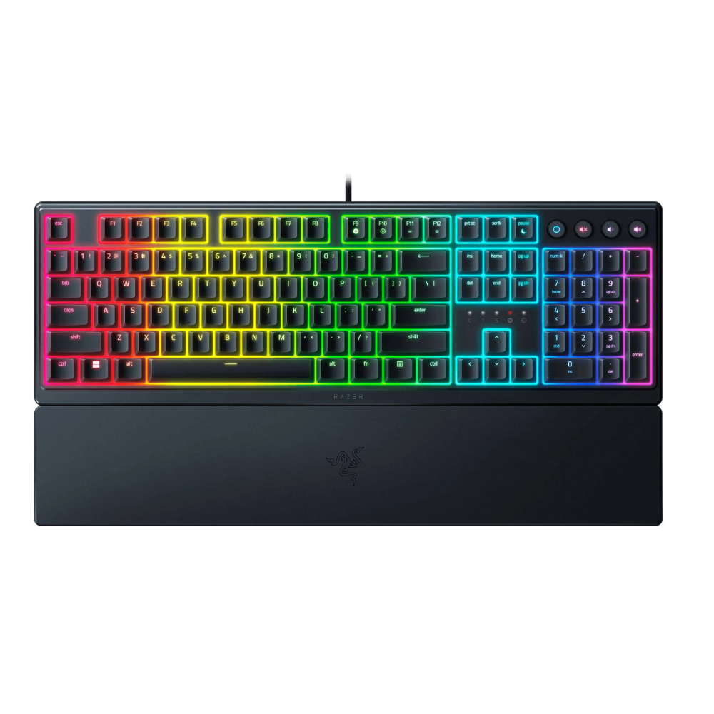 Oyun üçün simli klaviatura Razer Ornata V3 RGB, Mecha-Membrane Switch USB, Black (RZ03-04460100-R3M1) — Bakı