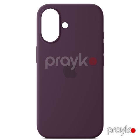 Qoruyucu örtük Apple iPhone 16 Silicone Case W/MagSafe Plum MYY43ZM/A — Bakı