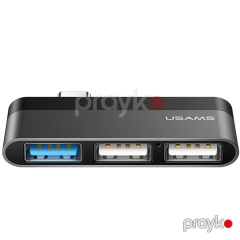 Hub Usams US-SJ461 / SJ461HUB01 Grey — Bakı